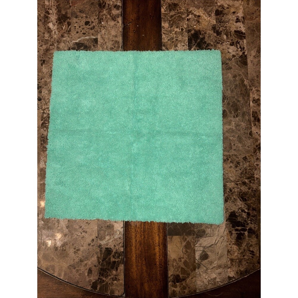 Microfiber Cleaning Towels 12 Pack 14x14 Teal Reusable Streak Free Cloths Lot